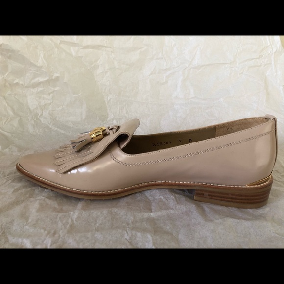 9M Stuart Weitzman Metaltass Patent Leather Loafer - Picture 4 of 15